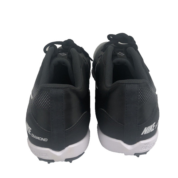 Nike Fastflex Diamond Men's Baseball Cleats Size US 13‎ Black White DJ6524-011 - Picture 3 of 13